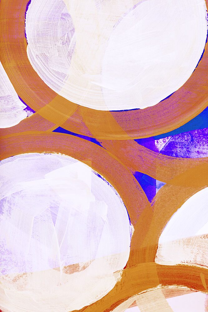 Vibrant Geometric Rings art print by Cartissi for $57.95 CAD