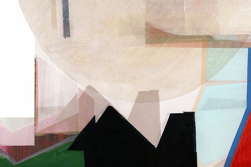 Serene Geometric Abstract art print by Cartissi for $57.95 CAD
