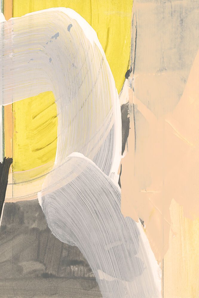 Yellow Abstract Flow art print by Cartissi for $57.95 CAD