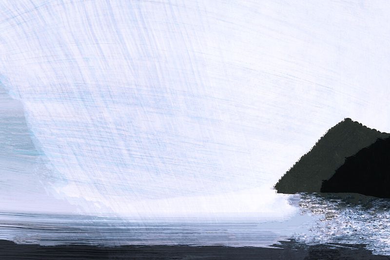 Serene Coastal View art print by Cartissi for $57.95 CAD