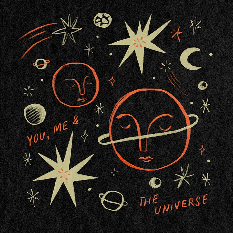Cosmic Love Universe art print by Sophia Holgate for $57.95 CAD