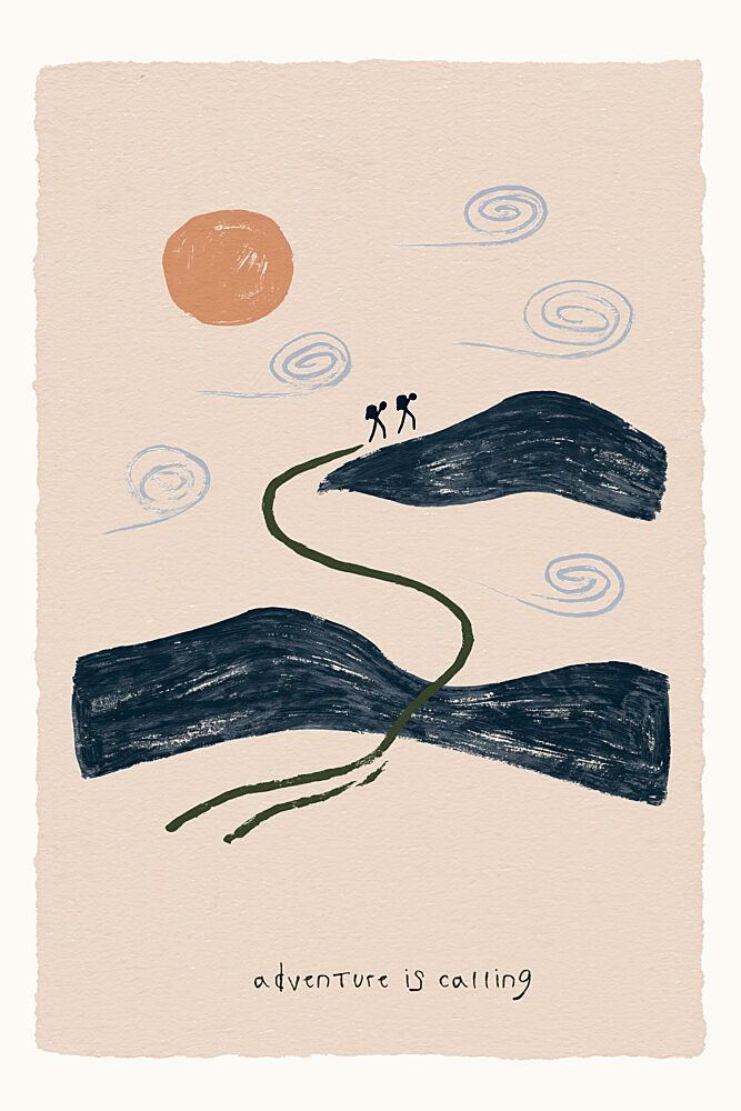 Path to Adventure art print by Treechild for $57.95 CAD