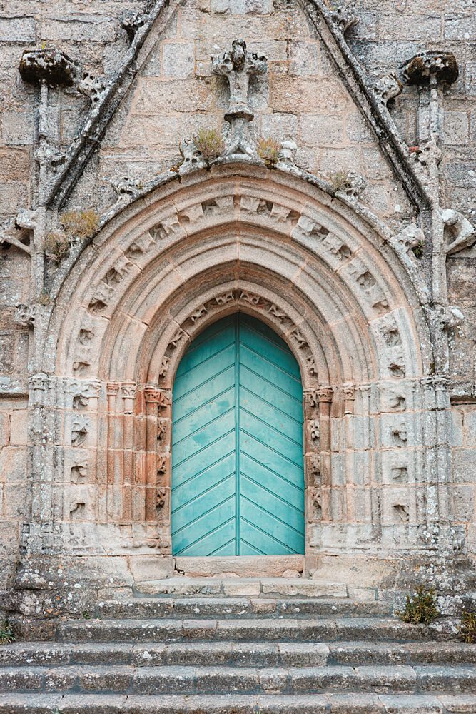 Turquoise Church Door art print by HelloHappylife for $57.95 CAD