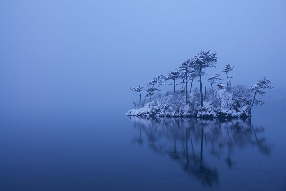 Snowy Morning art print by Ikuo Iga for $57.95 CAD