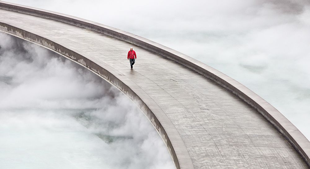 Walking Over The Clouds art print by Mikel Arrizabalaga for $57.95 CAD