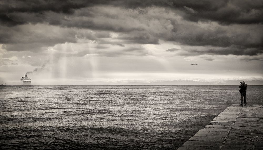 The Photographer And The Sea art print by Vito Guarino for $57.95 CAD