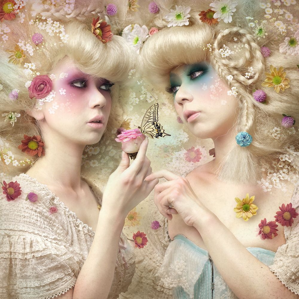 Girl Of The Flower Garden art print by Kiyo Murakami for $57.95 CAD