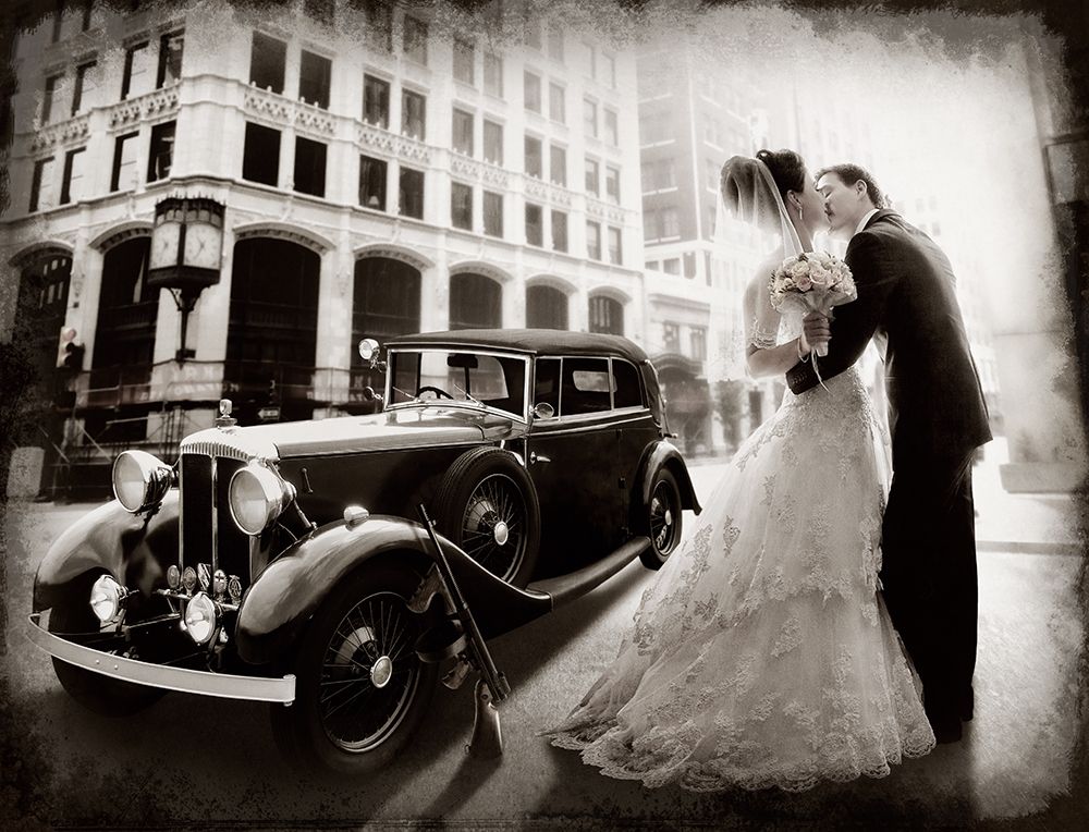 Gangster Wedding art print by Dmitry Laudin for $57.95 CAD