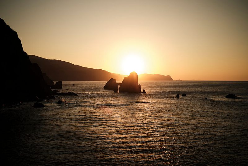 Golden Ocean Sunset art print by Javier Pardina for $57.95 CAD