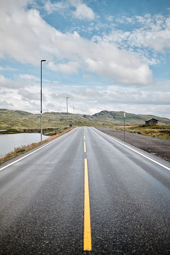 Long Mountain Road art print by Javier Pardina for $57.95 CAD