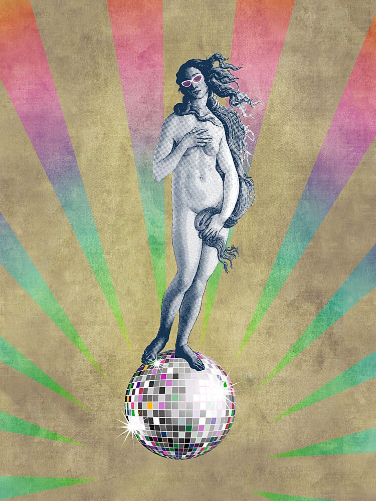 Disco Venus art print by Angelo Cerantola for $57.95 CAD