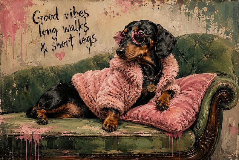Good Vibes, Short Legs art print by Mark Andre Matthews for $57.95 CAD