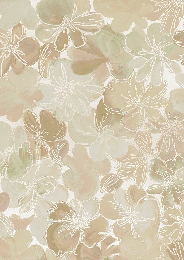 Soft Floral Pattern art print by Rosana Laiz Blursbyai for $57.95 CAD