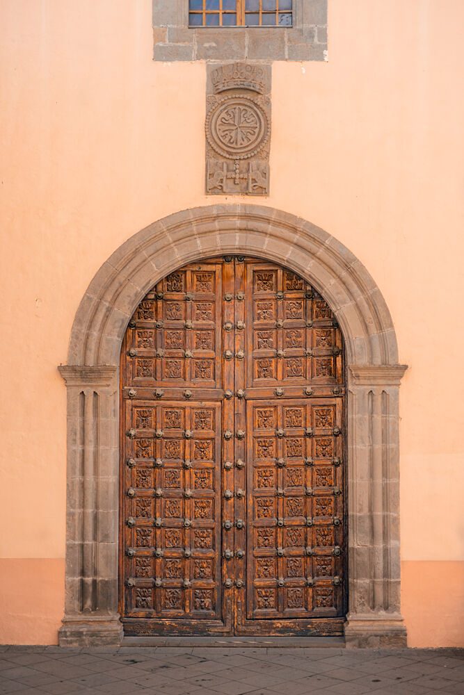 Ornate Wooden Archway Door art print by HelloHappylife for $57.95 CAD