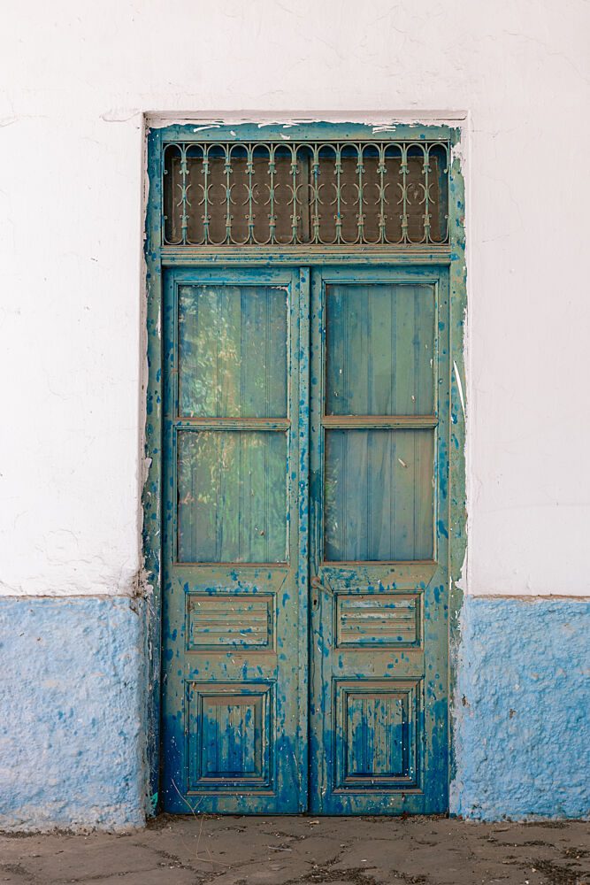 Weathered Blue Door art print by HelloHappylife for $57.95 CAD
