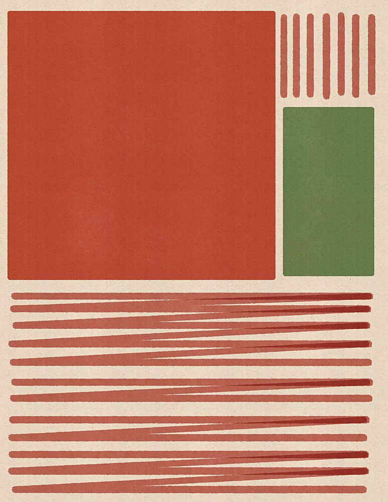 Geometric Color Blocks art print by Nicholas for $57.95 CAD