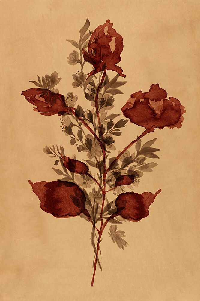 Vintage Floral Bouquet art print by Cartissi for $57.95 CAD
