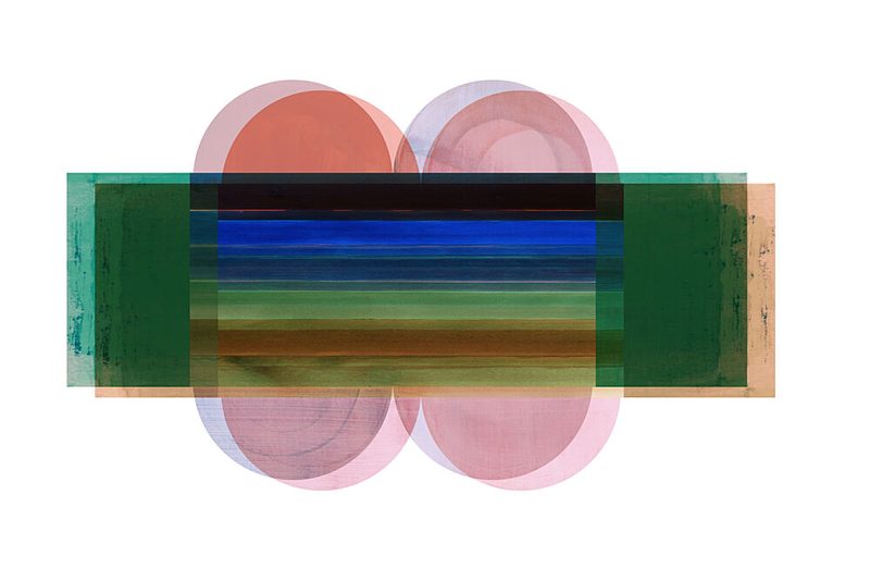 Vibrant Geometric Layers art print by Cartissi for $57.95 CAD