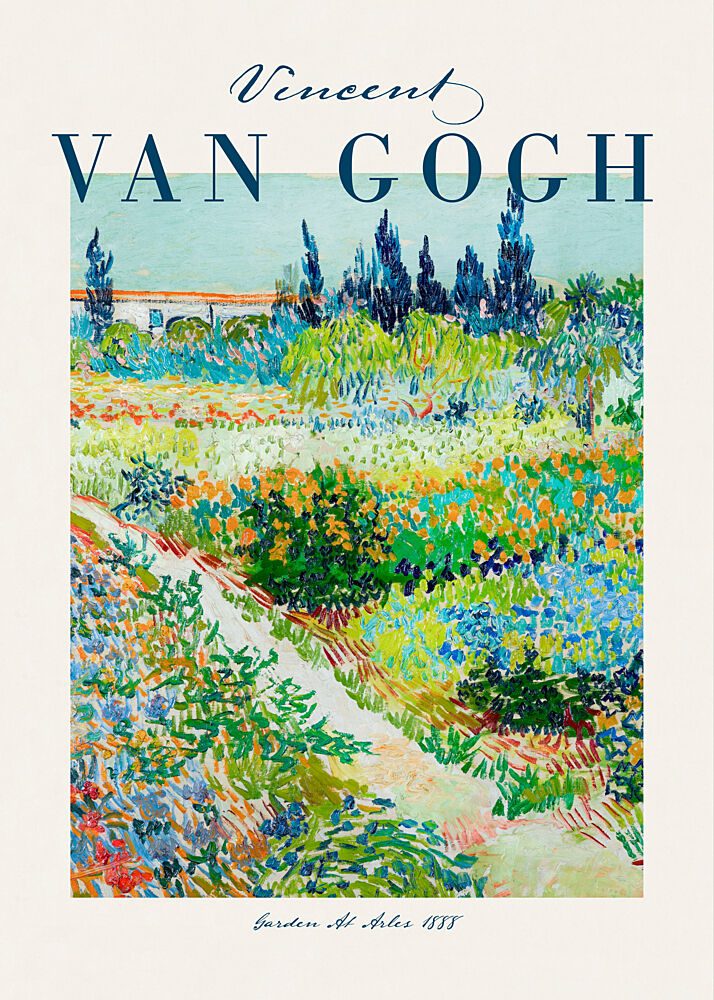 Garden at Arles art print by Vincent van Gogh for $57.95 CAD