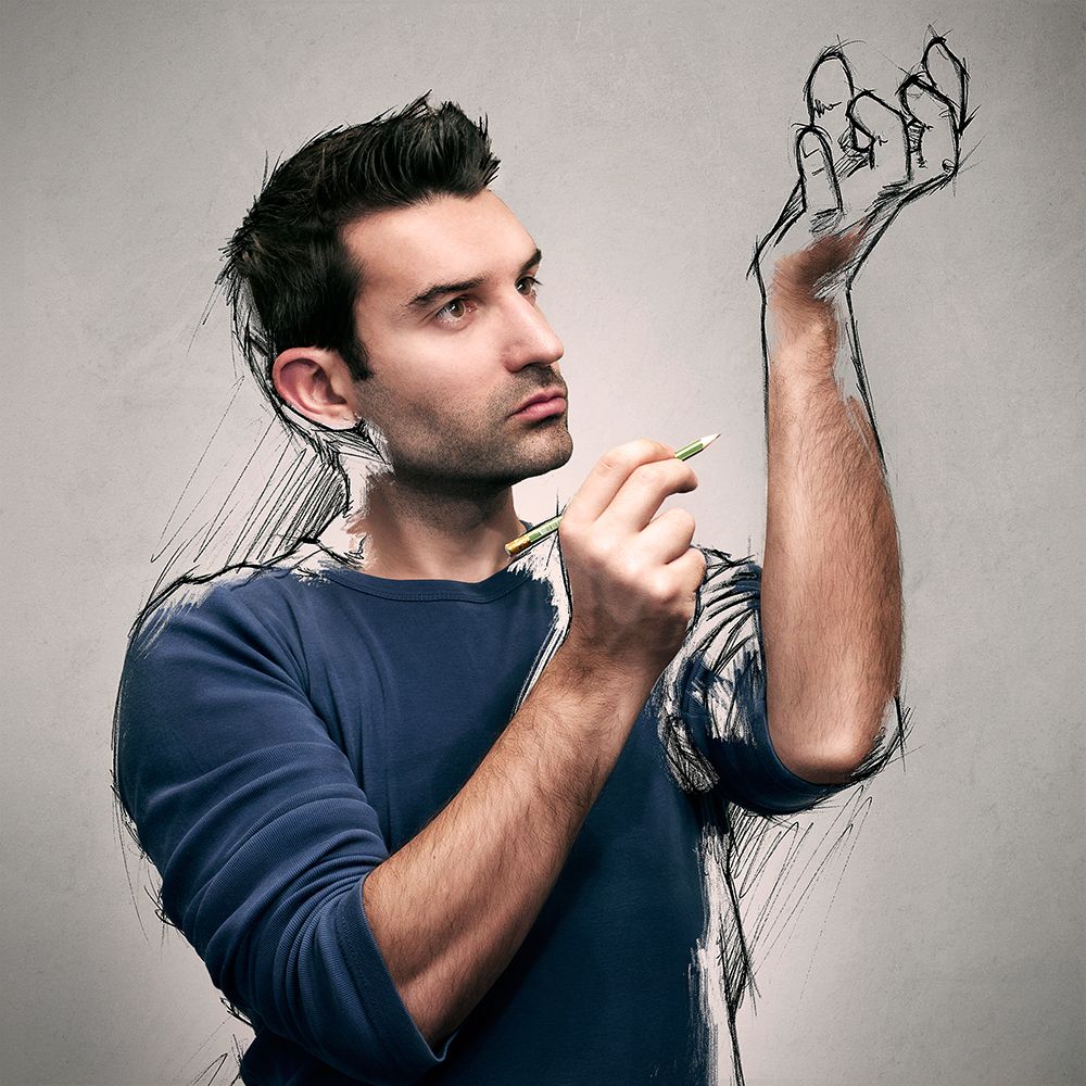 The Power Of The Sketch art print by Sebastien Del Grosso for $57.95 CAD