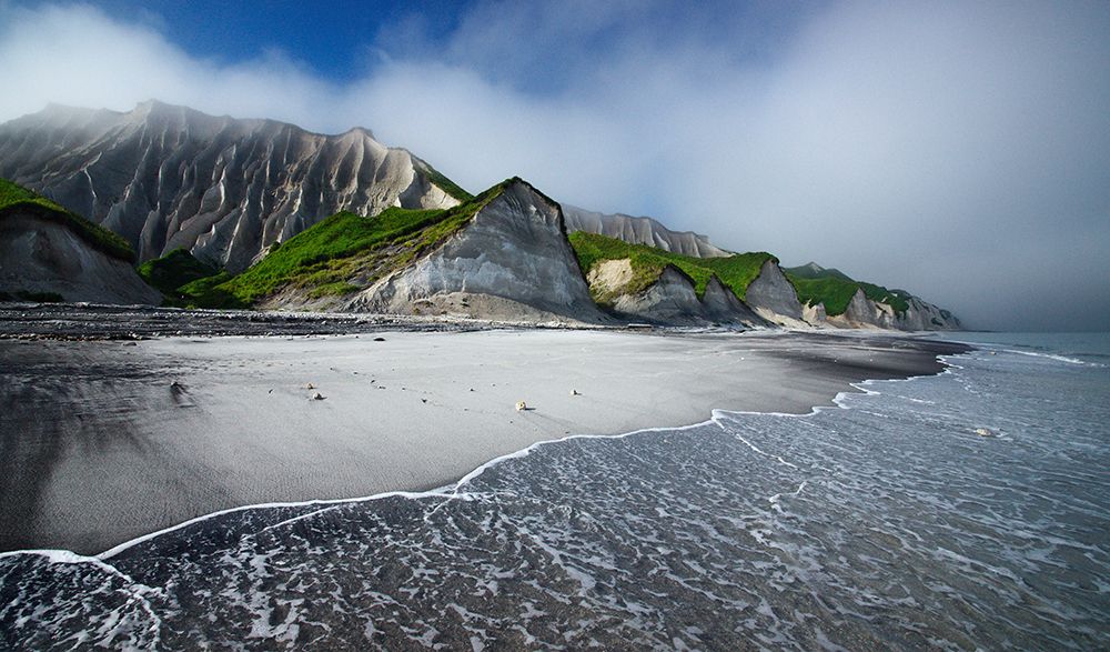 White Cliffs Of Iturup Island art print by Alexey Kharitonov for $57.95 CAD