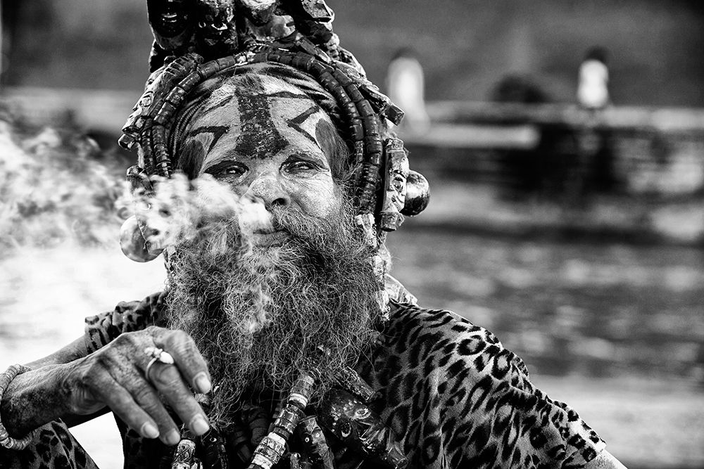 Ganga Baba art print by Goran Jovic for $57.95 CAD