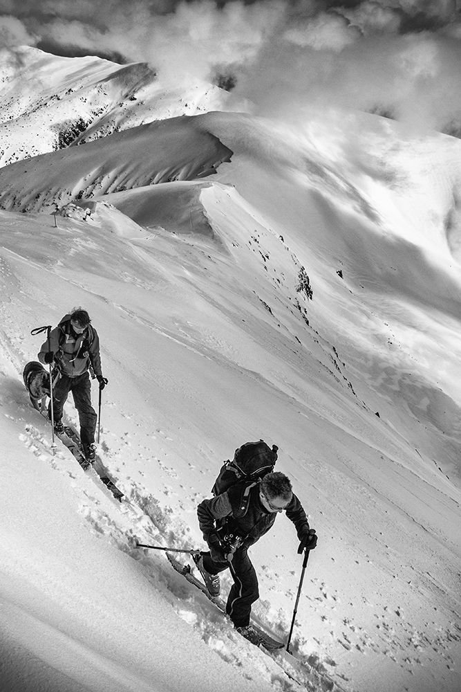 Ski Mountaineering . . art print by Matej Rumansky for $57.95 CAD