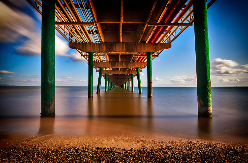 Jetty Long Exposure art print by Daniele Atzori for $57.95 CAD