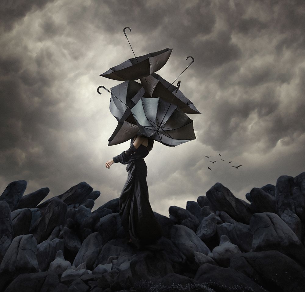 Cover Me Up-So No One Can See Me Laughing art print by Hardibudi for $57.95 CAD
