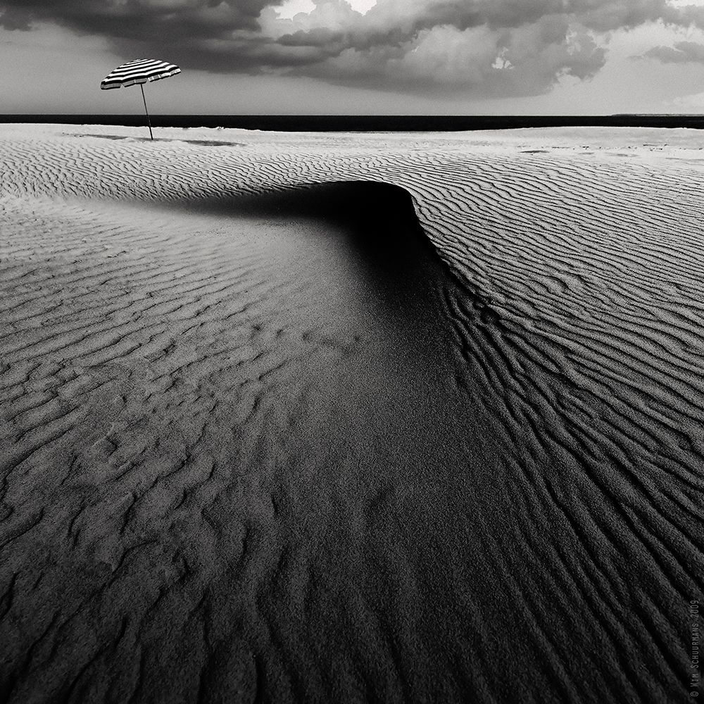 Umbrella On The Beach............... art print by Wim Schuurmans for $57.95 CAD
