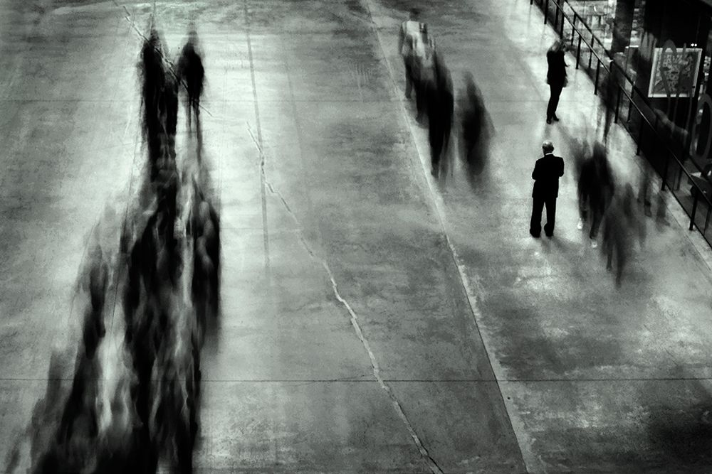 Alone in a crowd art print by Linda Wride for $57.95 CAD