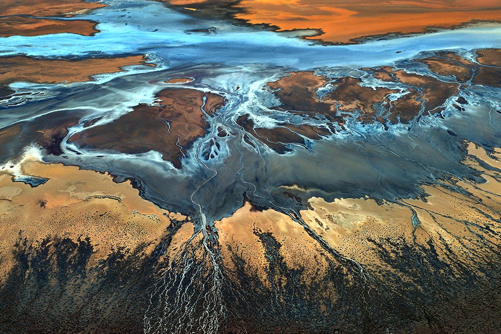 California Aerial - The Desert From Above art print by Tanja Ghirardini for $57.95 CAD