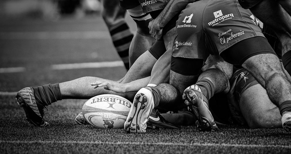Rugby art print by Cesar March for $57.95 CAD