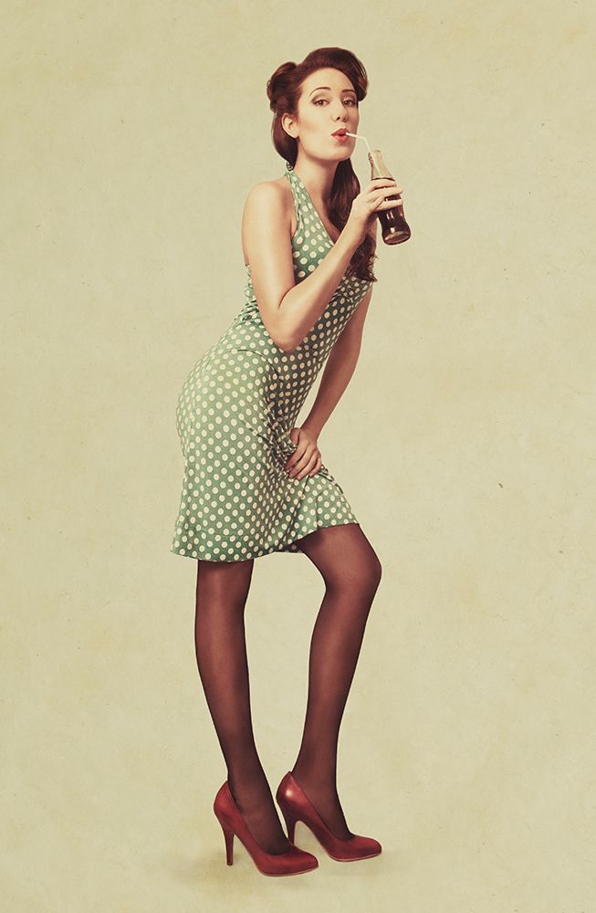 Pin Up Girl art print by Bart Peeters for $57.95 CAD
