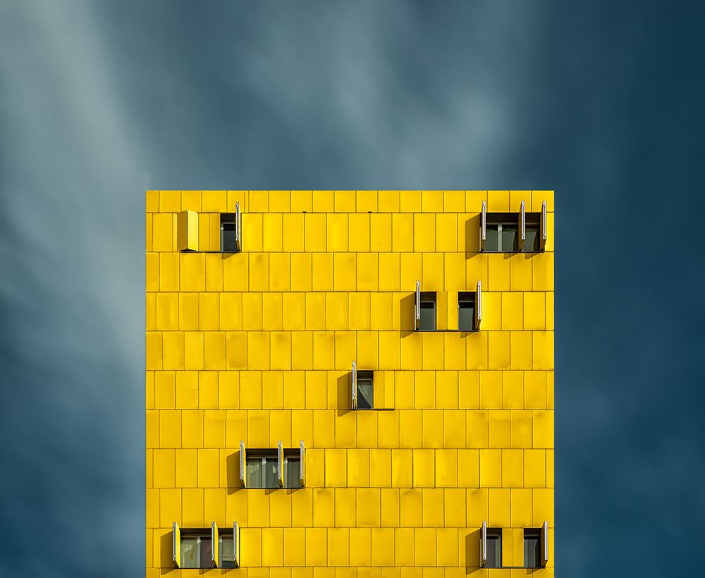 Yellow And Blue art print by Vladi Garcia for $57.95 CAD