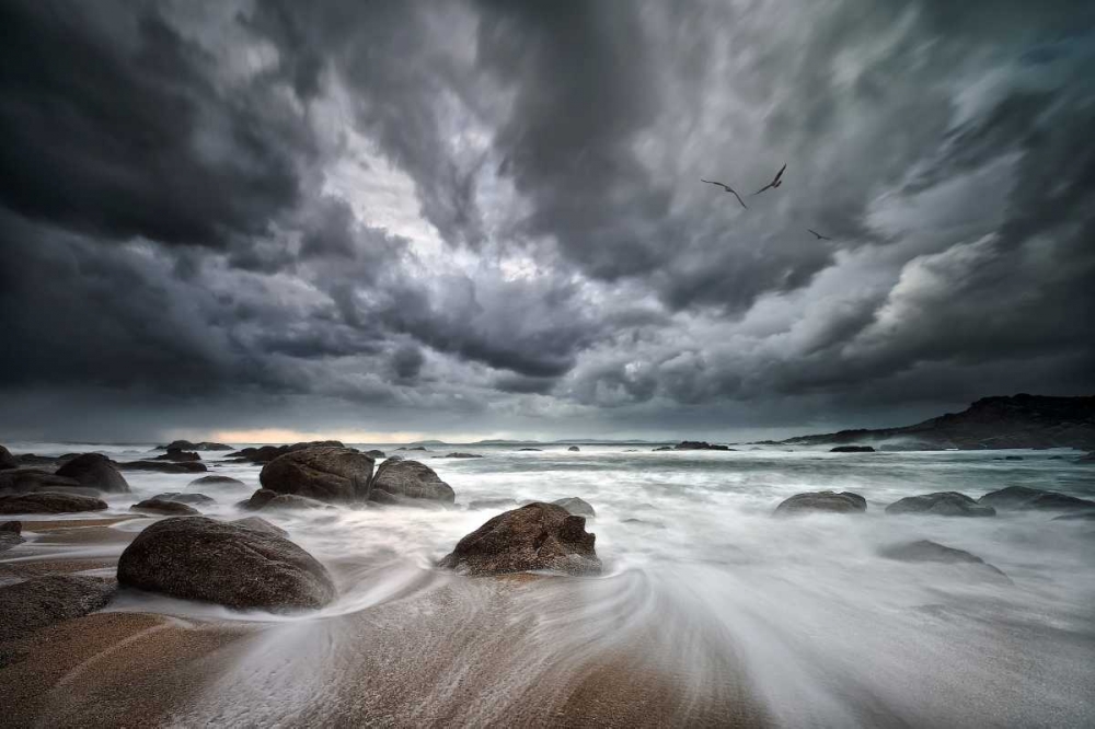 Flight Over Troubled Waters art print by Santiago Pascual Buye for $57.95 CAD