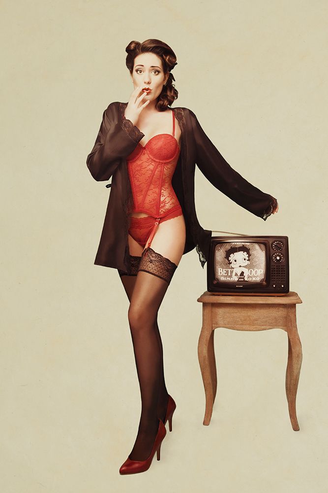 Pin Up Girl Ii art print by Bart Peeters for $57.95 CAD