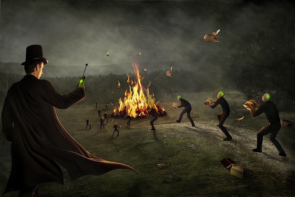 Thought Control art print by Christophe Kiciak for $57.95 CAD