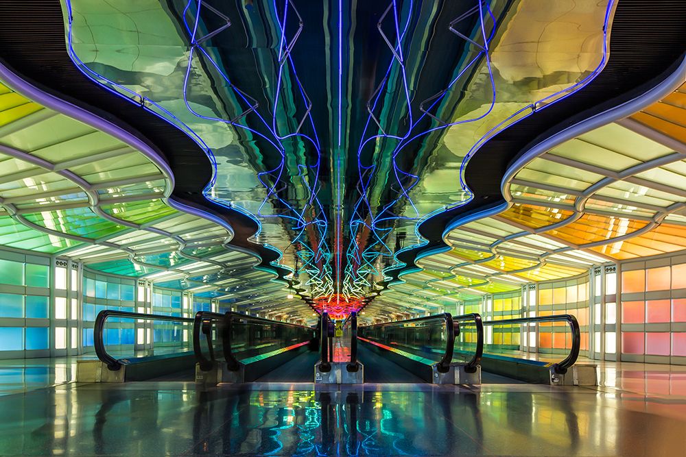 Kaleidescope Walkway art print by Renee Doyle for $57.95 CAD