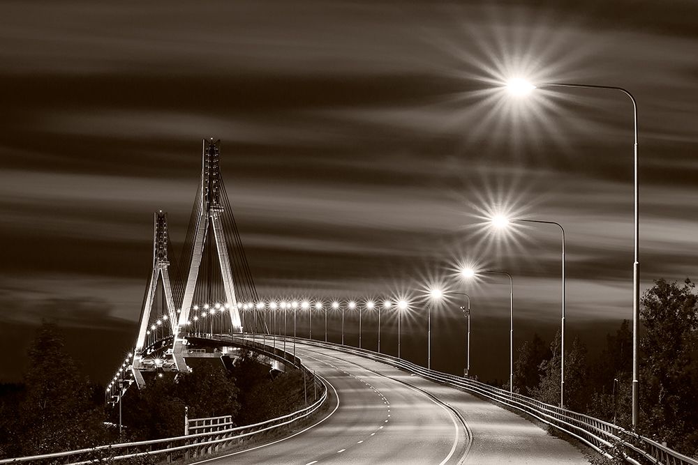 Tinted bridge art print by Harri Aho for $57.95 CAD
