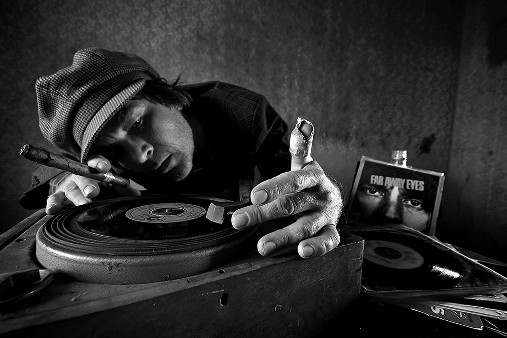 Vintage Dj art print by Mario Grobenski for $57.95 CAD