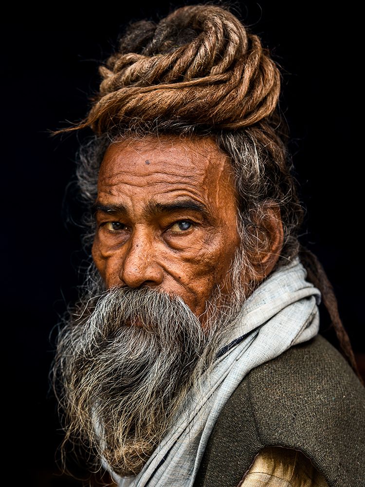 Portrait Of A Sadhu... art print by Rakesh J.V for $57.95 CAD