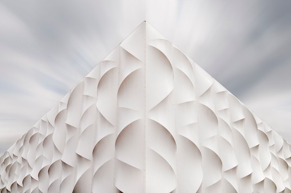 pyramid of facets art print by Linda Wride for $57.95 CAD