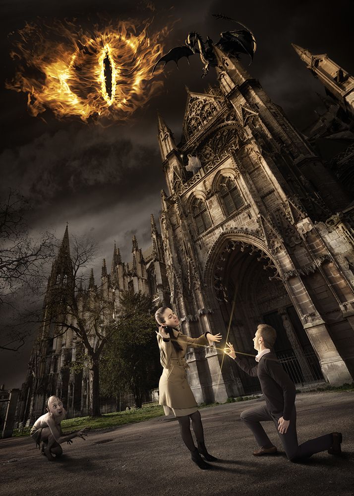 One Ring to bind them art print by Christophe Kiciak for $57.95 CAD