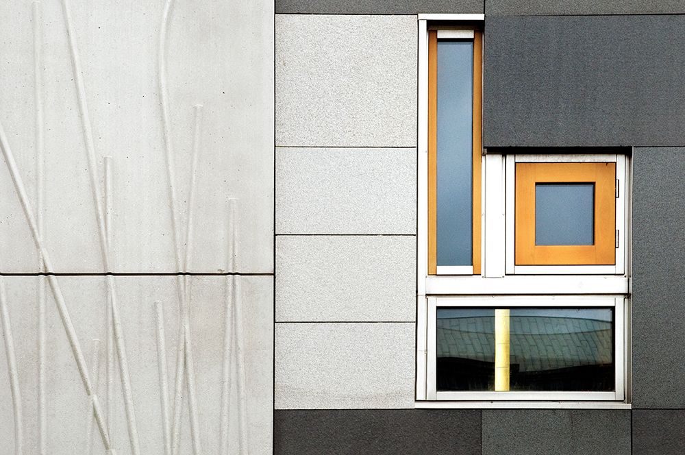 facade geometry art print by Linda Wride for $57.95 CAD