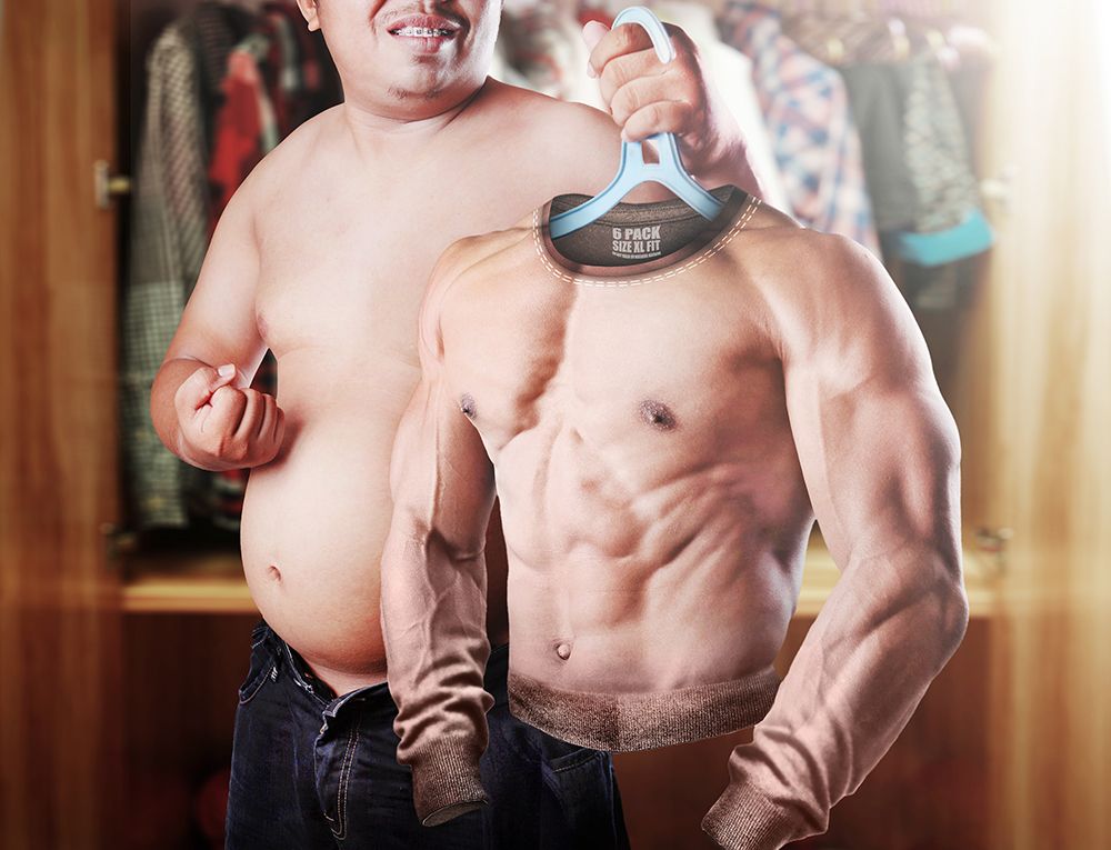 Six Pack Wannabe art print by Ihdar Nur for $57.95 CAD