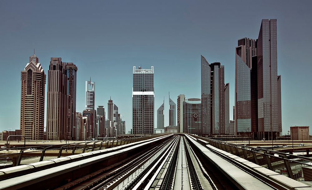 Dubai Metro art print by Naufal for $57.95 CAD