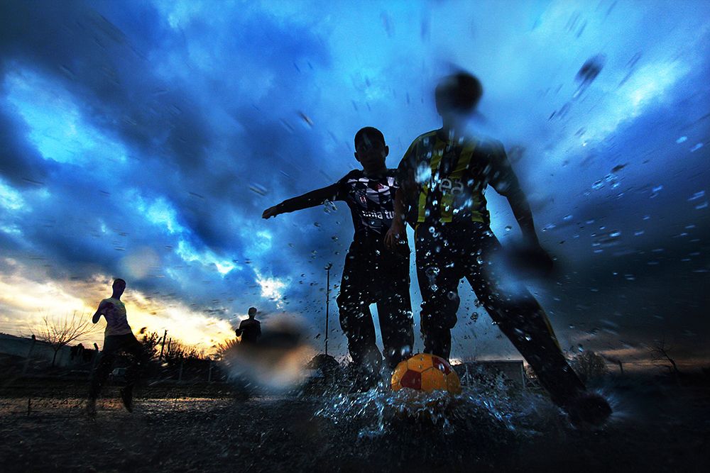 Water And Football art print by Kuzeyemir for $57.95 CAD