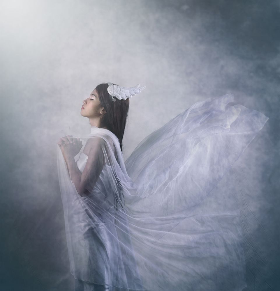 Pray Of Angel art print by Ryanwar Hanif for $57.95 CAD