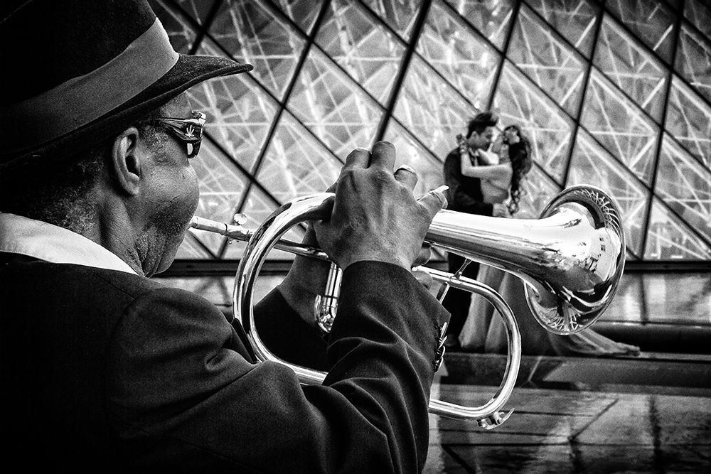 Trumpet A-Go-Go art print by Tom Baetsen for $57.95 CAD